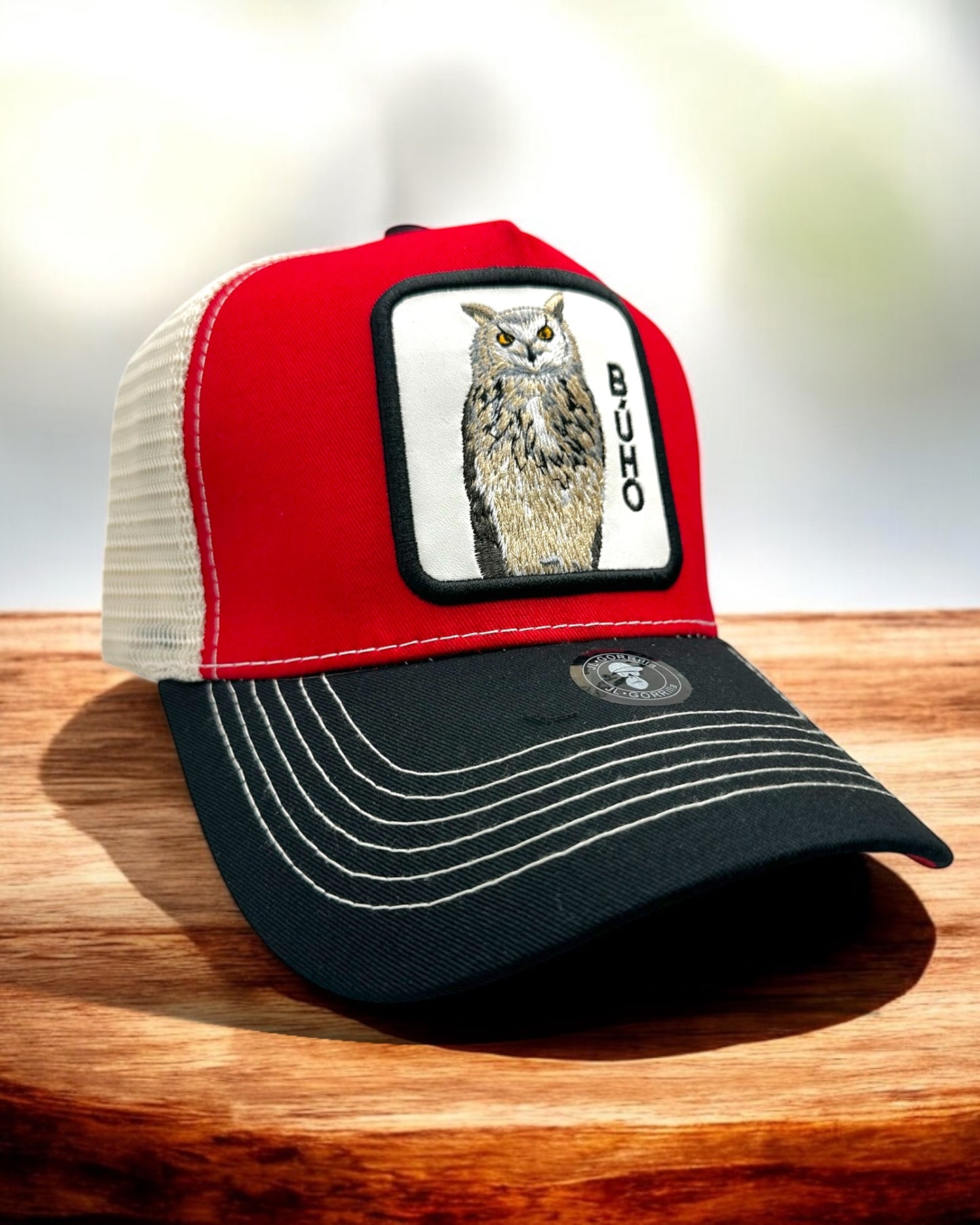 Gorra del Búho en Rojo