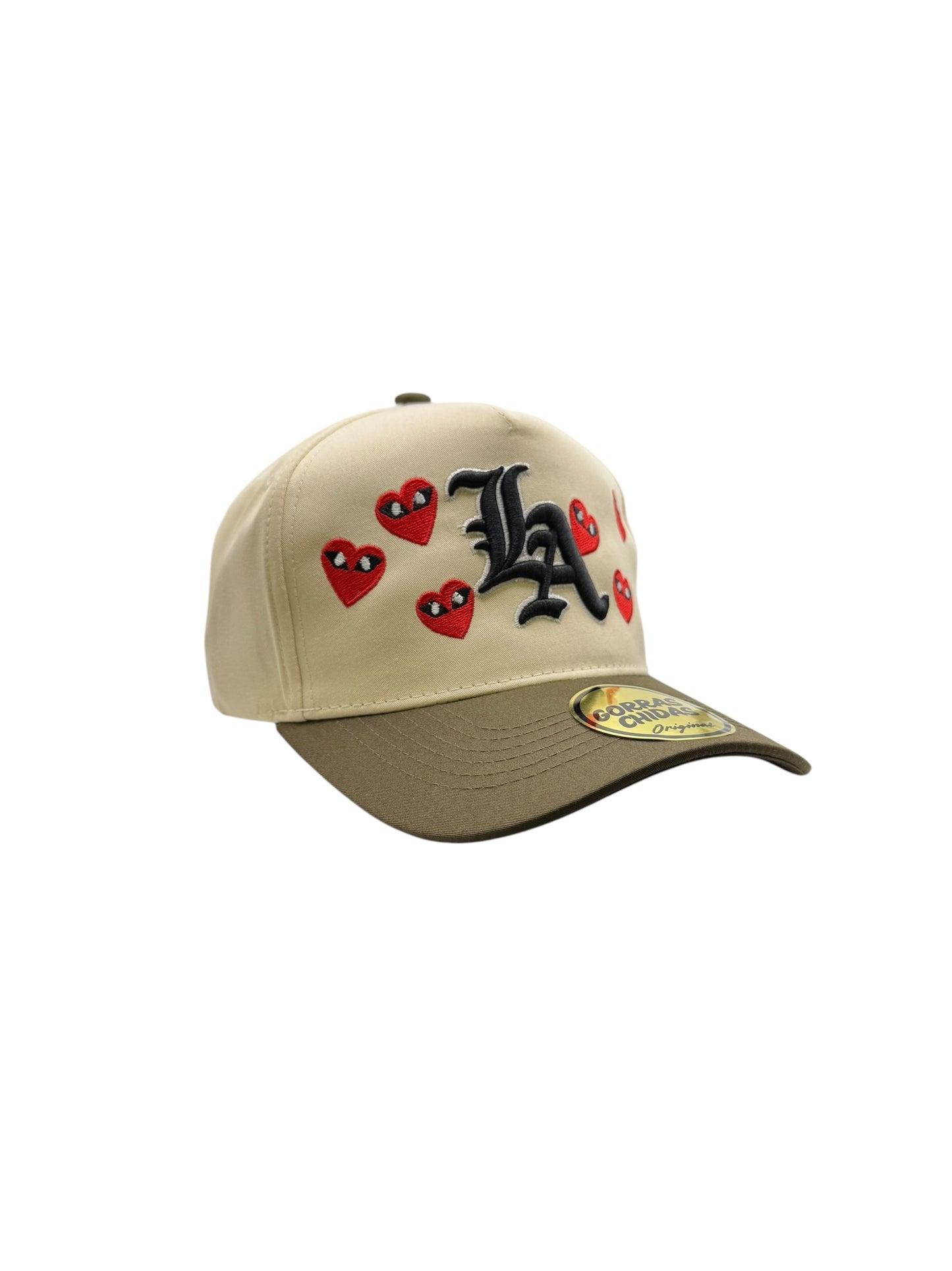 “LA” Corazones Estilo 2