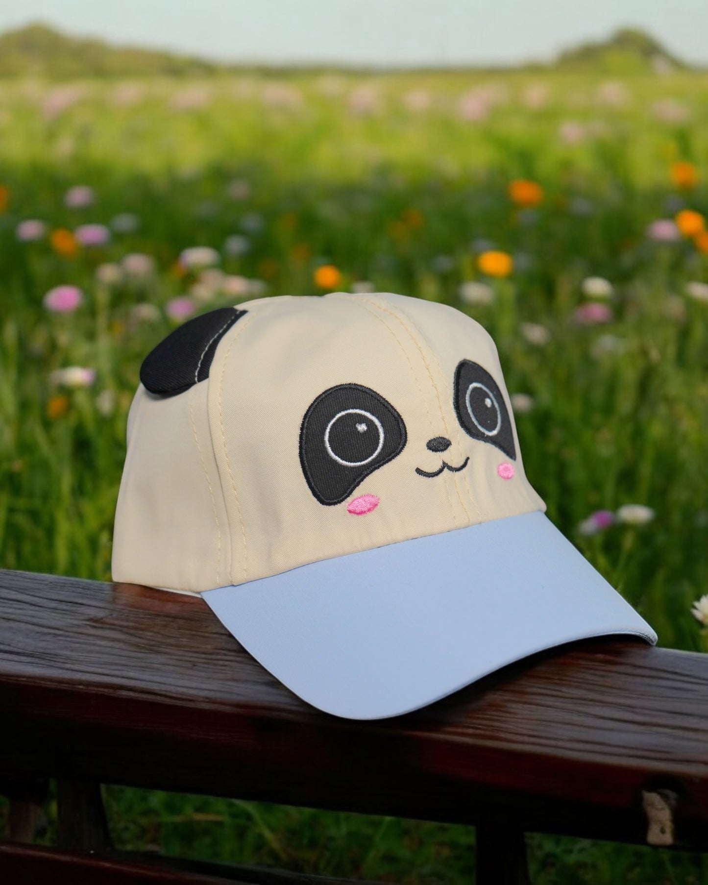 Gorra Niño Panda Azul