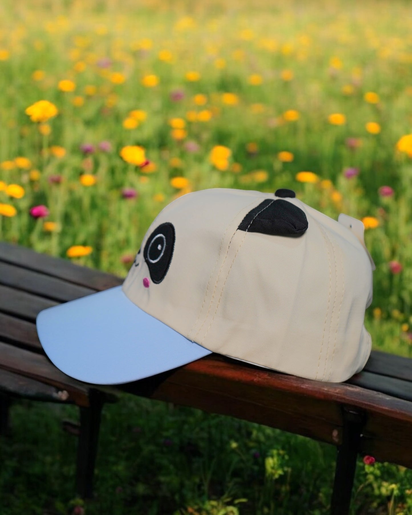Gorra Niño Panda Azul