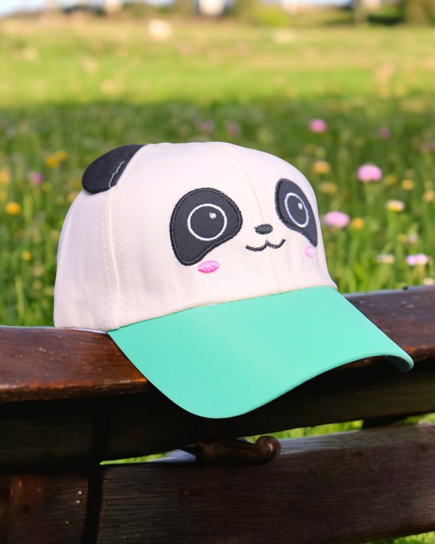 Gorra Niño Panda Verde