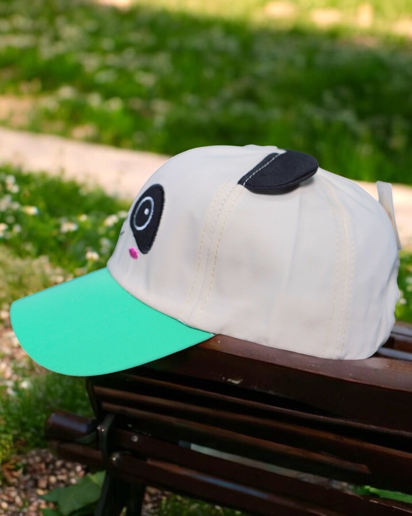Gorra Niño Panda Verde
