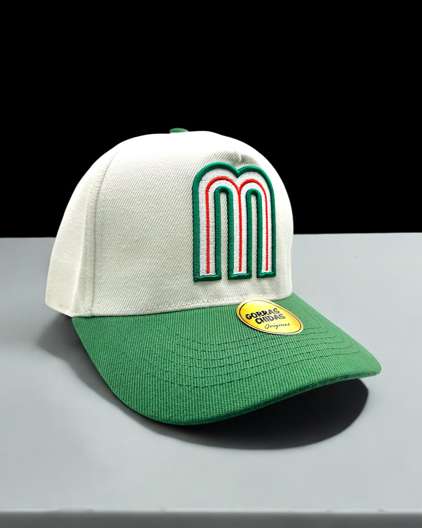 Gorra de Mexico color Khaki y Verde