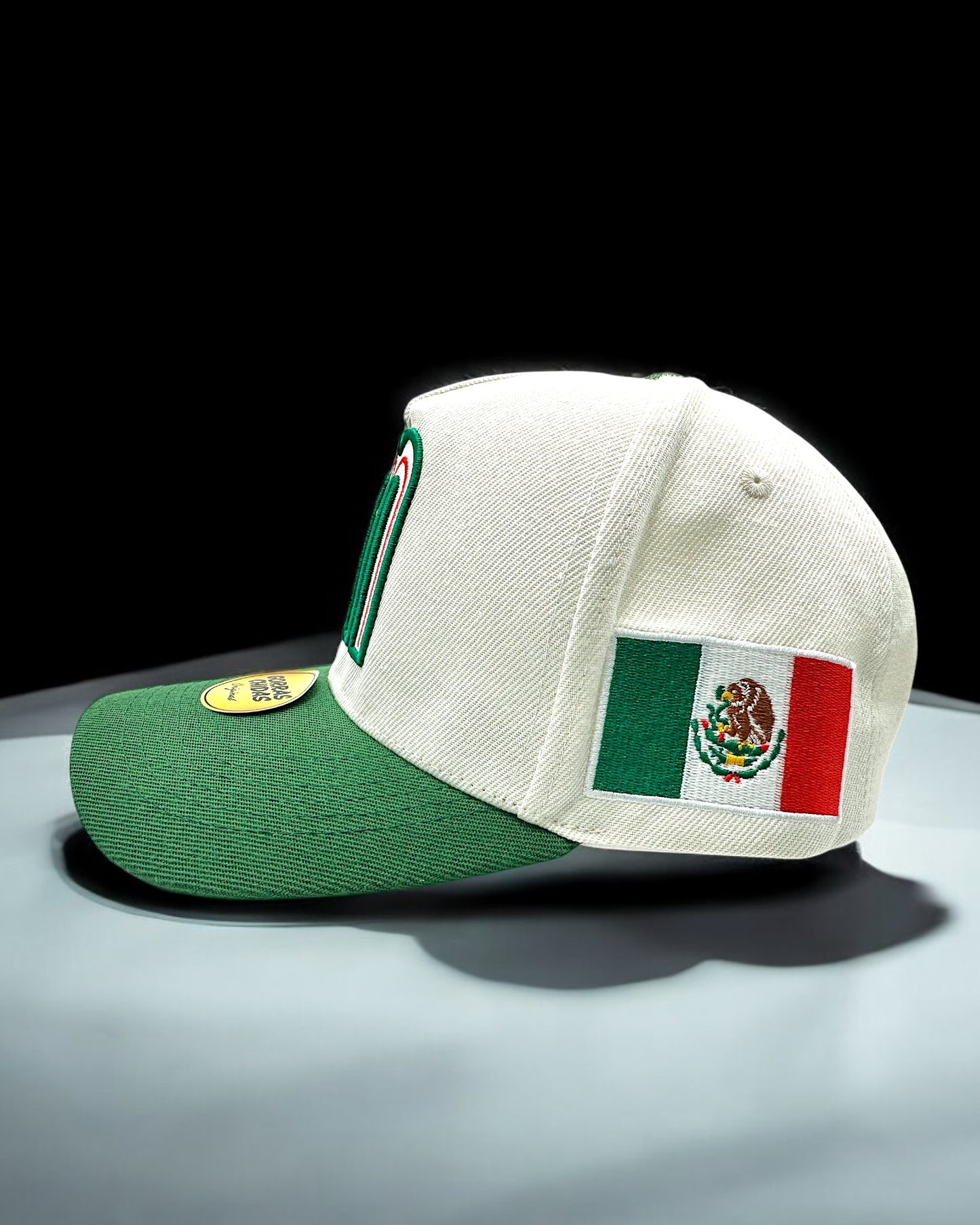 Gorra de Mexico color Khaki y Verde