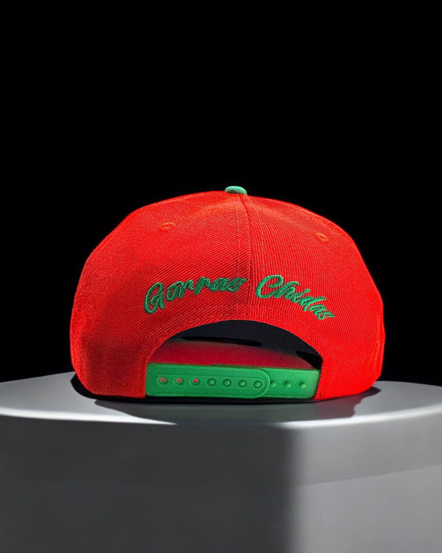 Gorra de Mexico Color Rojo con Verde