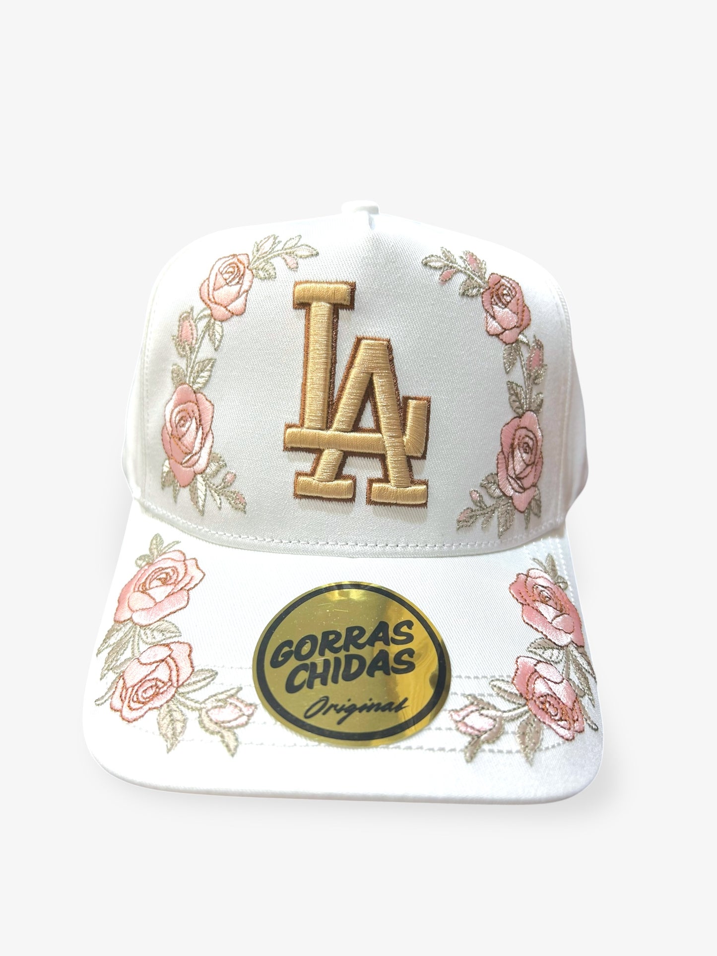 LA - Rose Roses Embroidery in Cream