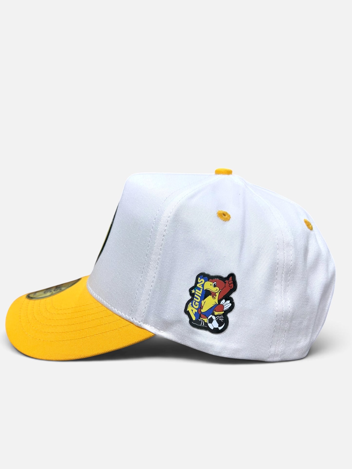 “Club América” F.C. Hat in White/Yellow with Color Plate