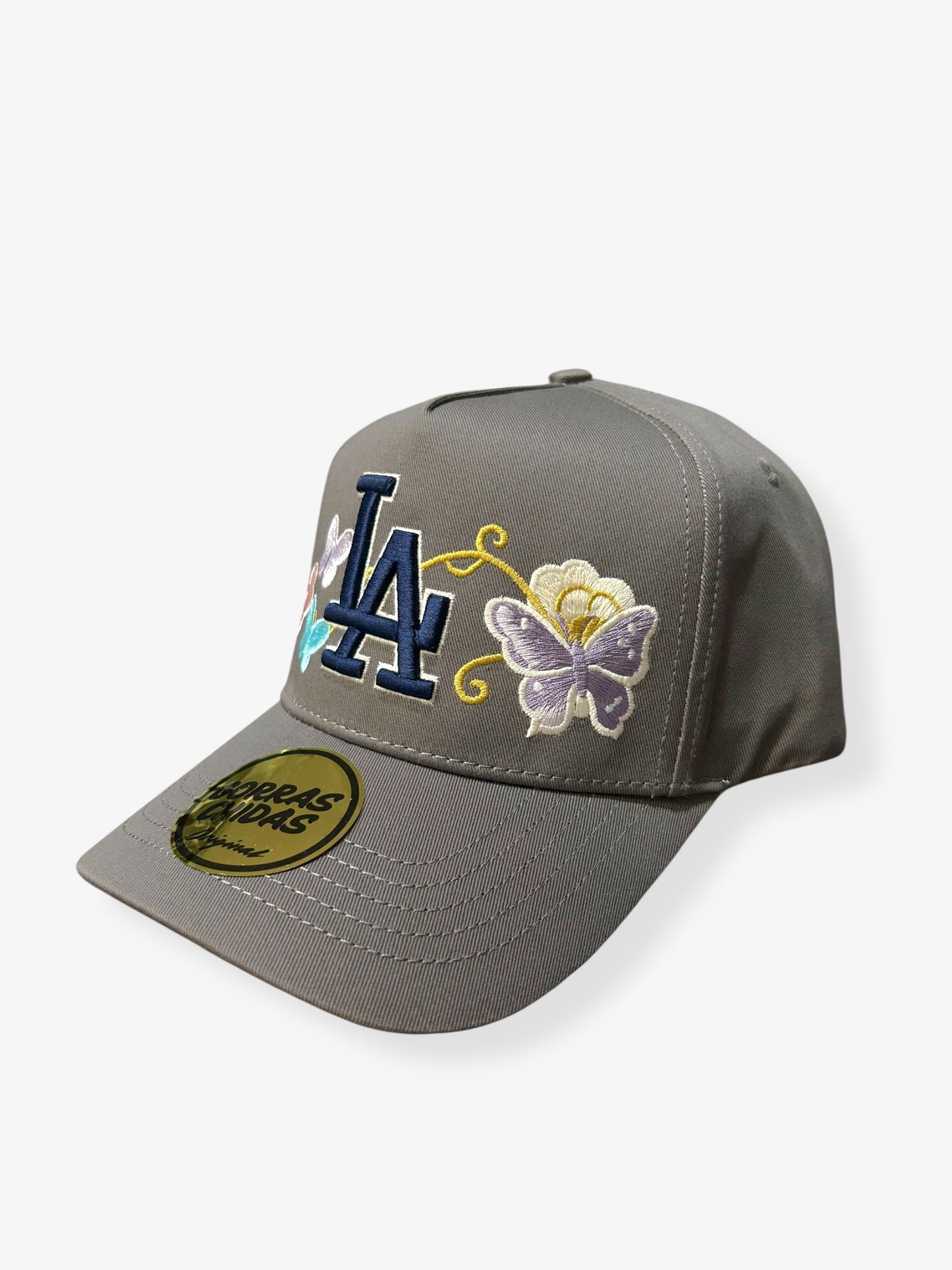 LA - Butterfly Embroidery in Gray