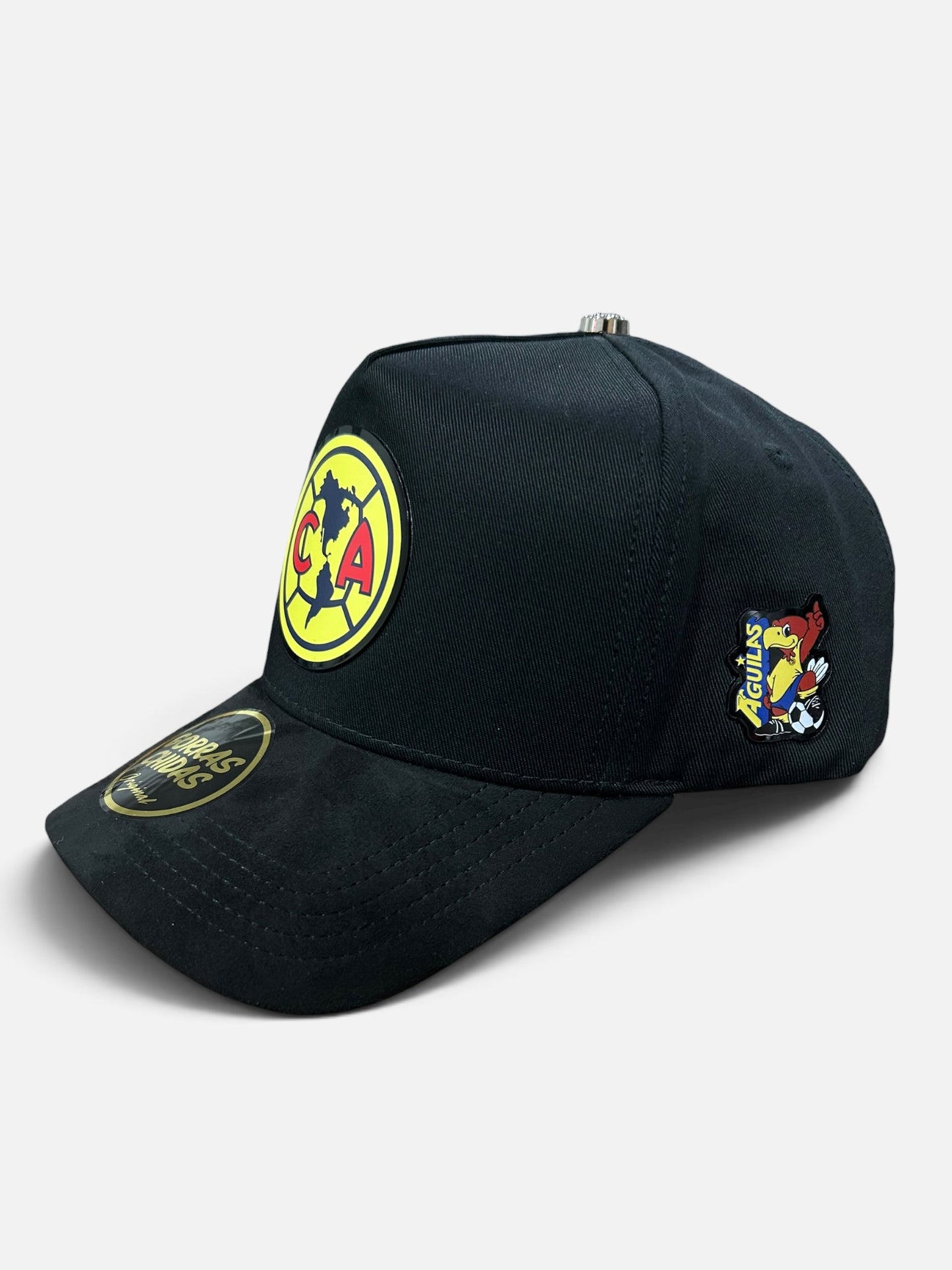 “Club América” F.C. Hat in Black with Color Plate