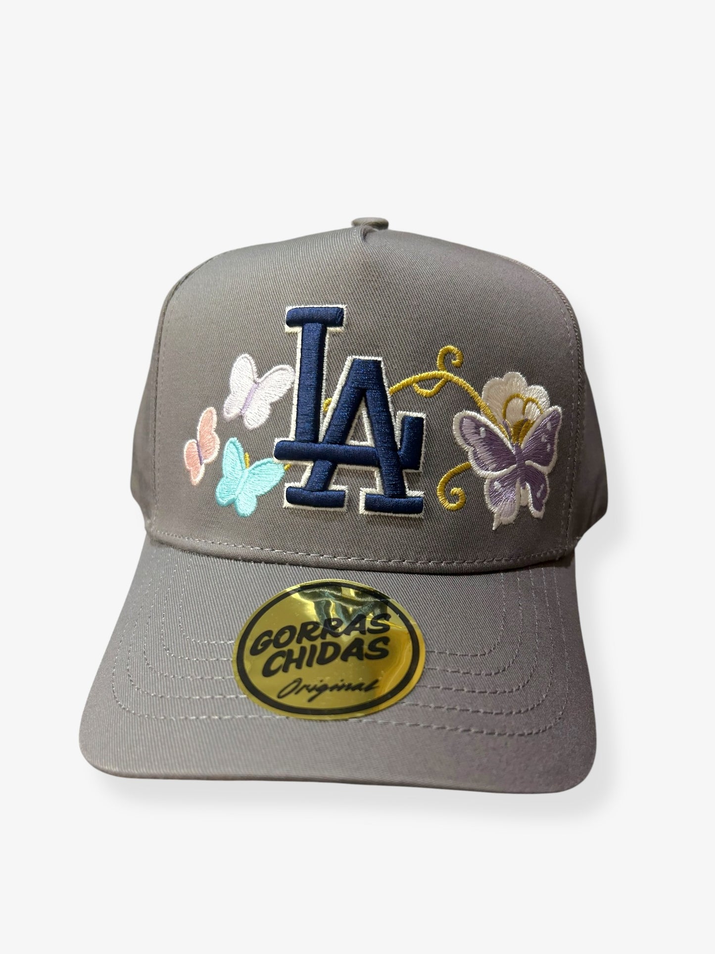 LA - Butterfly Embroidery in Gray
