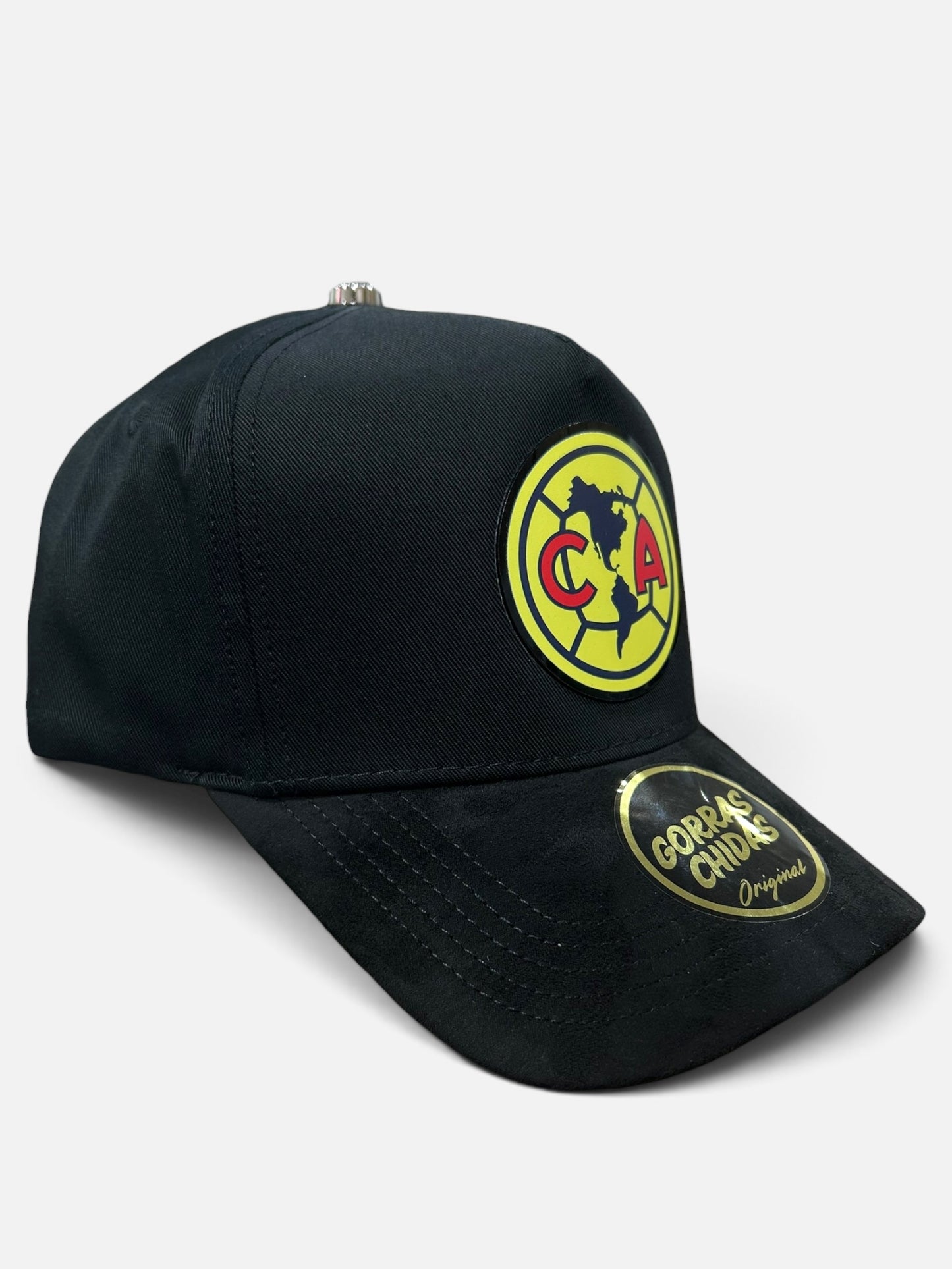 “Club América” F.C. Hat in Black with Color Plate