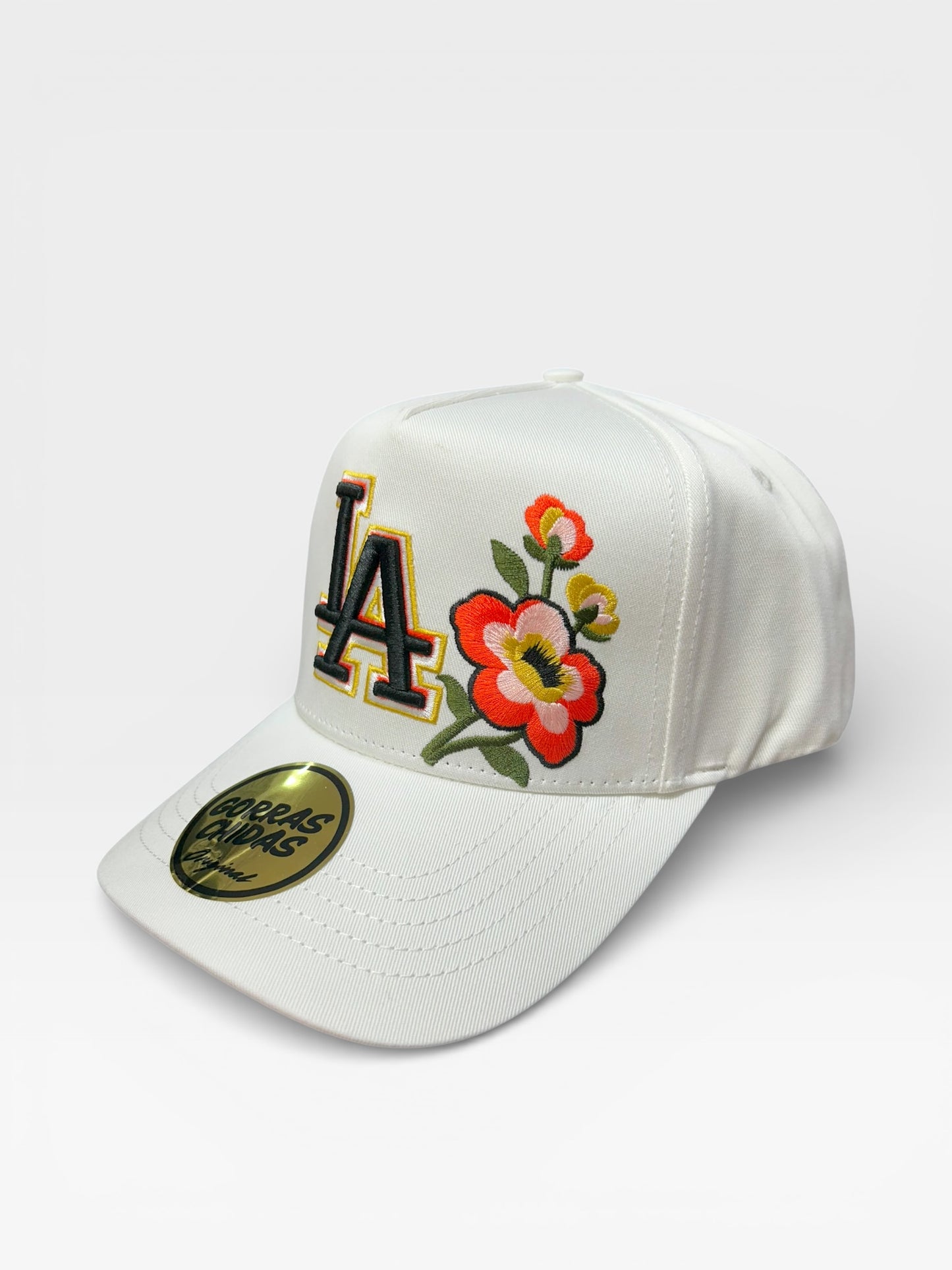 LA - Hat with flower Embroidery