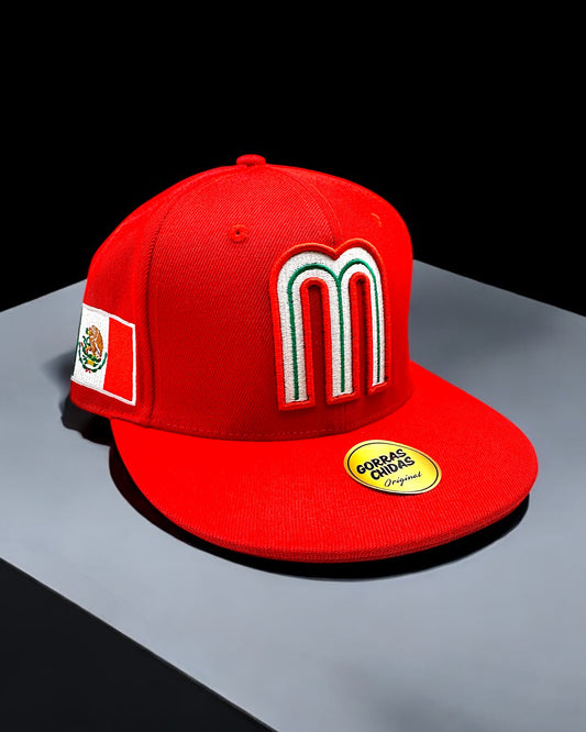 Gorra de Mexico color Rojo
