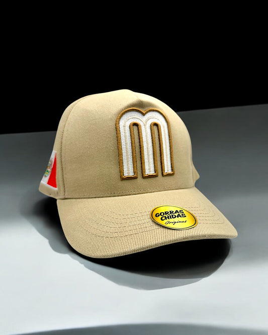 Gorra de Mexico Color Khaki