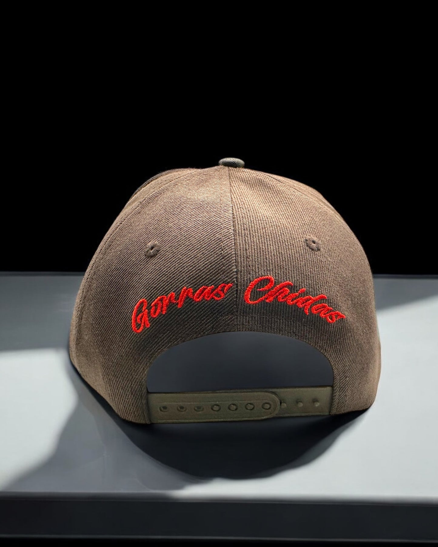 Gorra de Mexico Color Cafe con Camuflaje